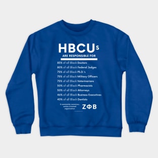 HBCUs are responsible for… (DIVINE 9 ZETA PHI BETA) Crewneck Sweatshirt